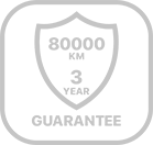 گارانتی 3 سال یا 80 هزار کیلو متر کی ام سی SR3